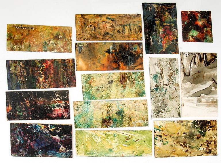 Elin Svipdag, en samling av 60 miniatyrmålningar.