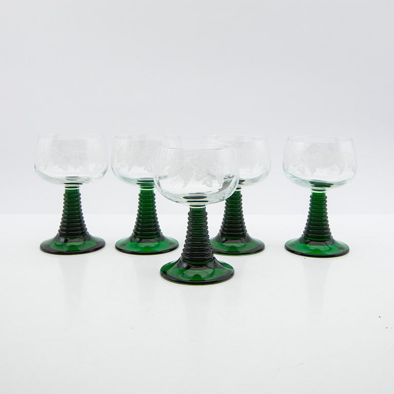 Remmare, glas, 11 st, 1900-tal.