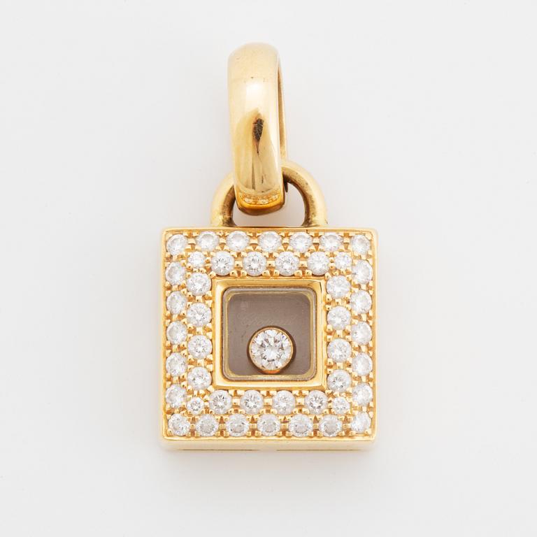 Chopard, "Happy diamonds", hänge med briljantslipade diamanter.