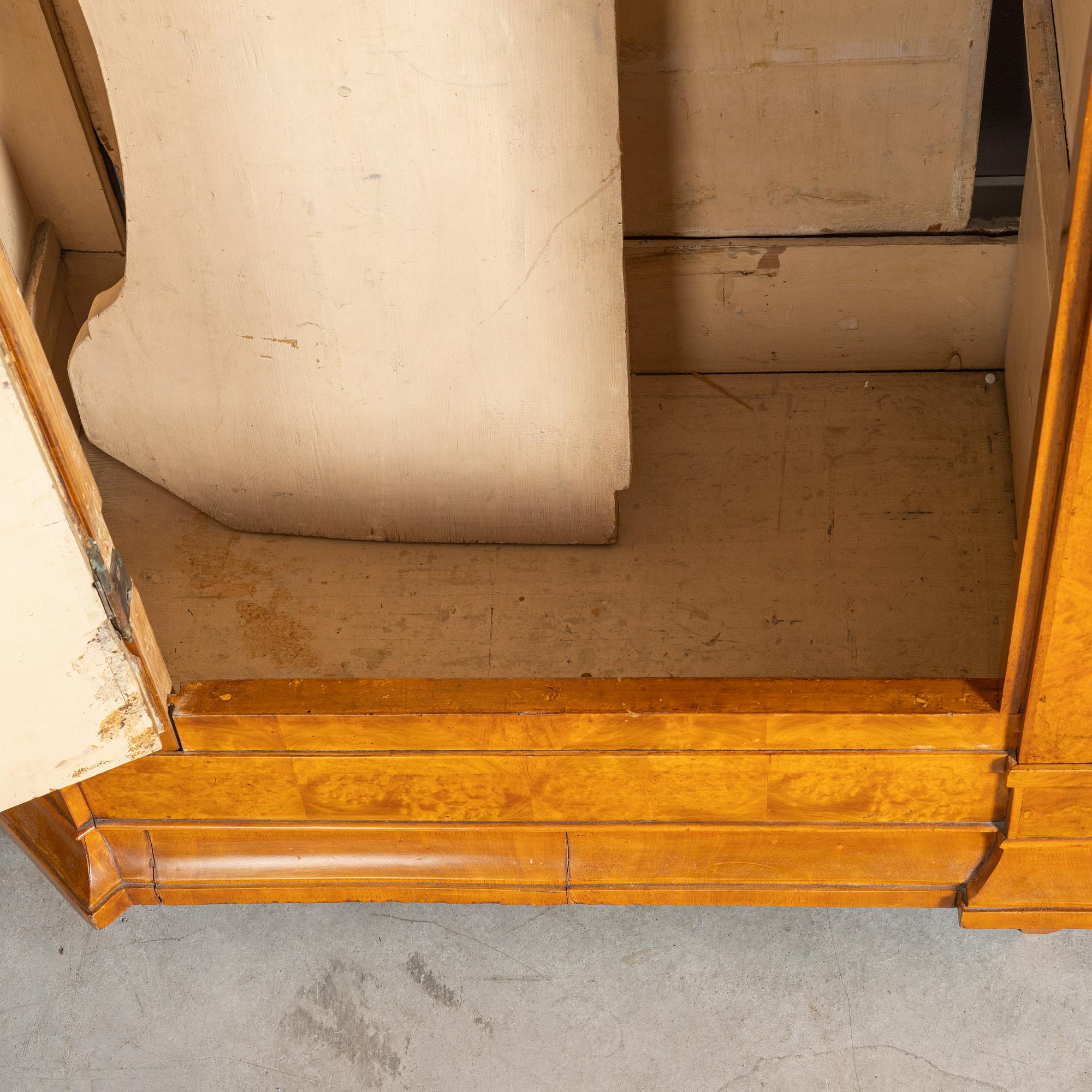 A late 18th century cupboard, probably German.