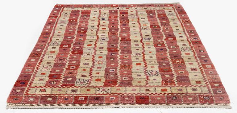 Marianne Richter, a carpet, 'Mosaik', knotted pile, c 220 x 138 cm, signed AB MMF MR.