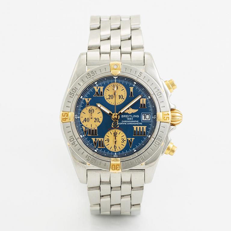 Breitling, Chrono Cockpit, chronograph, wristwatch, 39 mm.