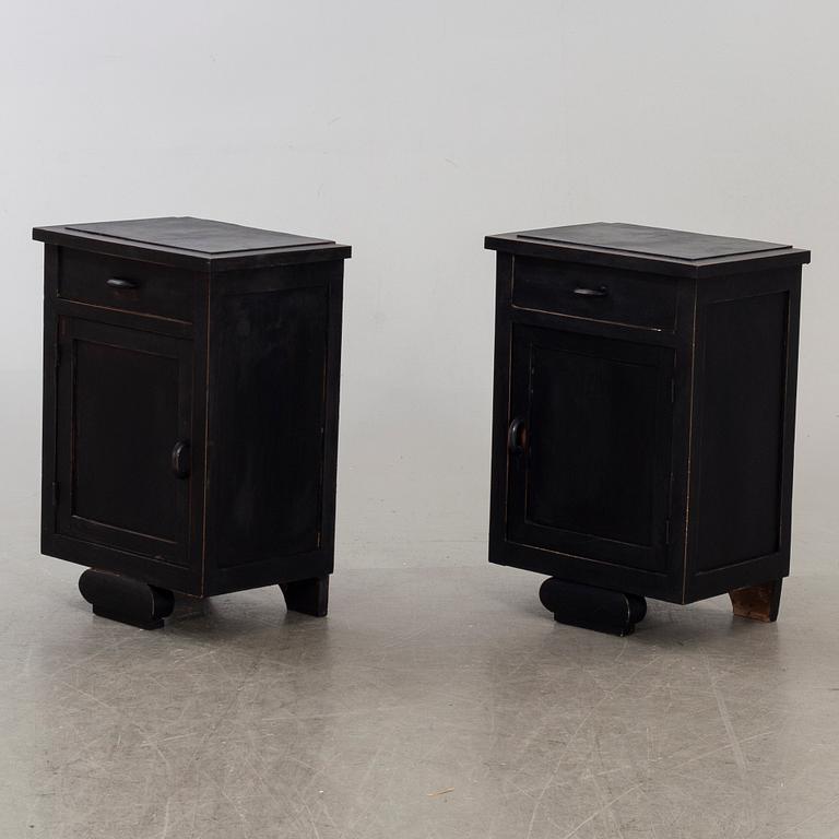 SÄNGBORD, ett par, 1900-tal.