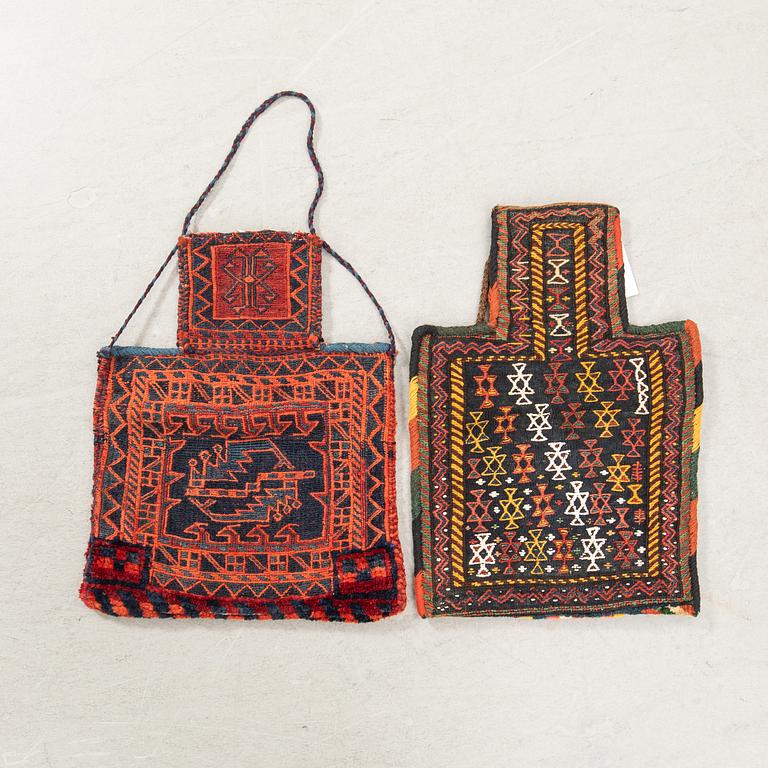 Namakdun 2 pcs Bakhtiari semi-antique approx. 59x42 cm.