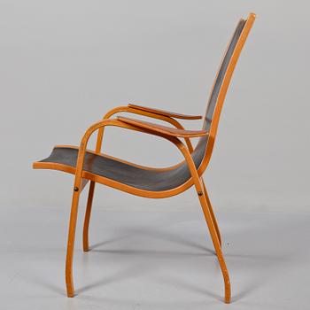 KARMSTOL, "Båge", Yngve Ekström, ESE Möbelfabrik, 1900-talets mitt.