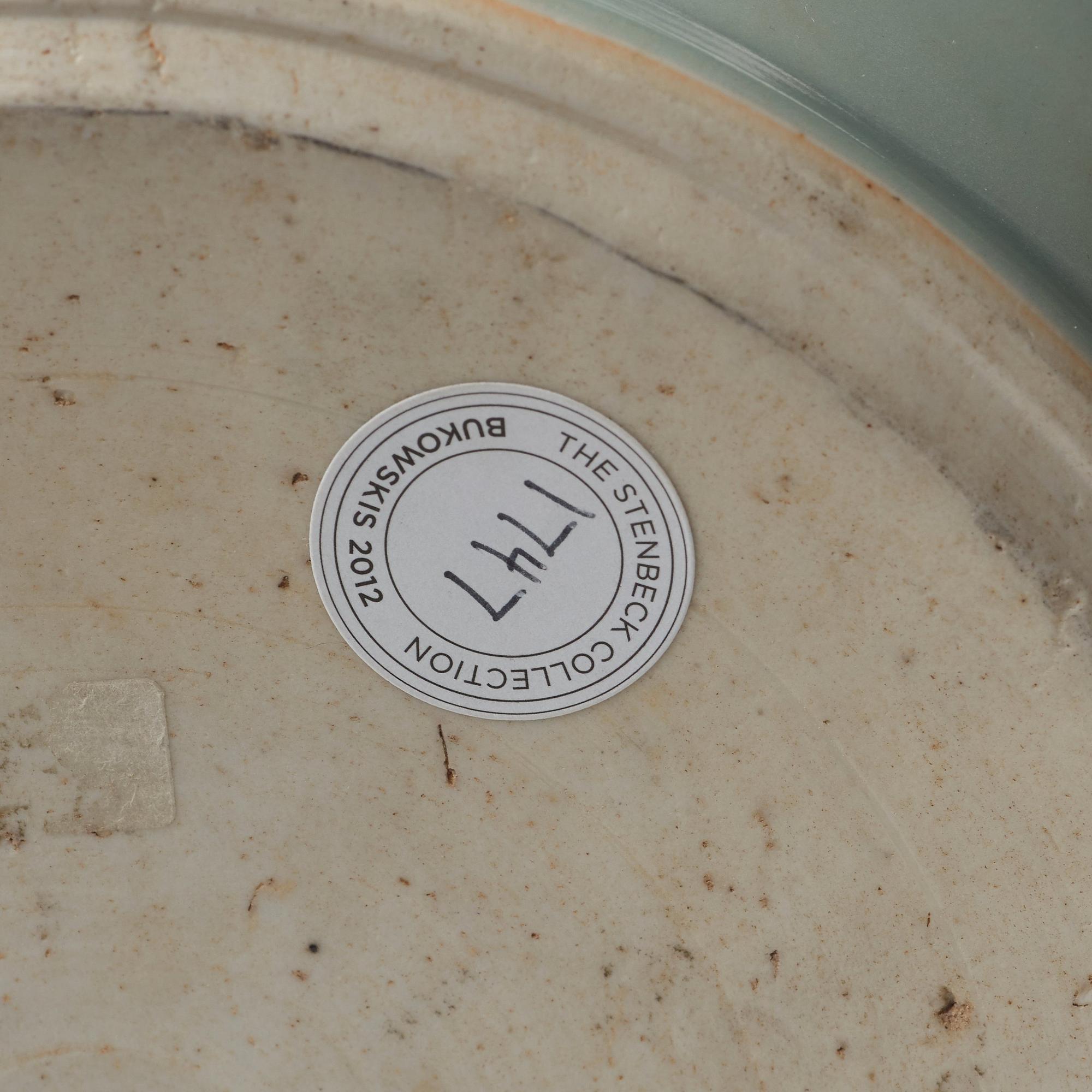 A Transitional Wucai jar, 17th Century.