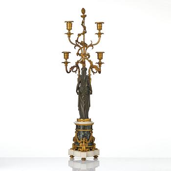 Kandelaber, för fyra ljus, Parisarbete, François Rémonds art, 1700-talets slut, Louis XVI.