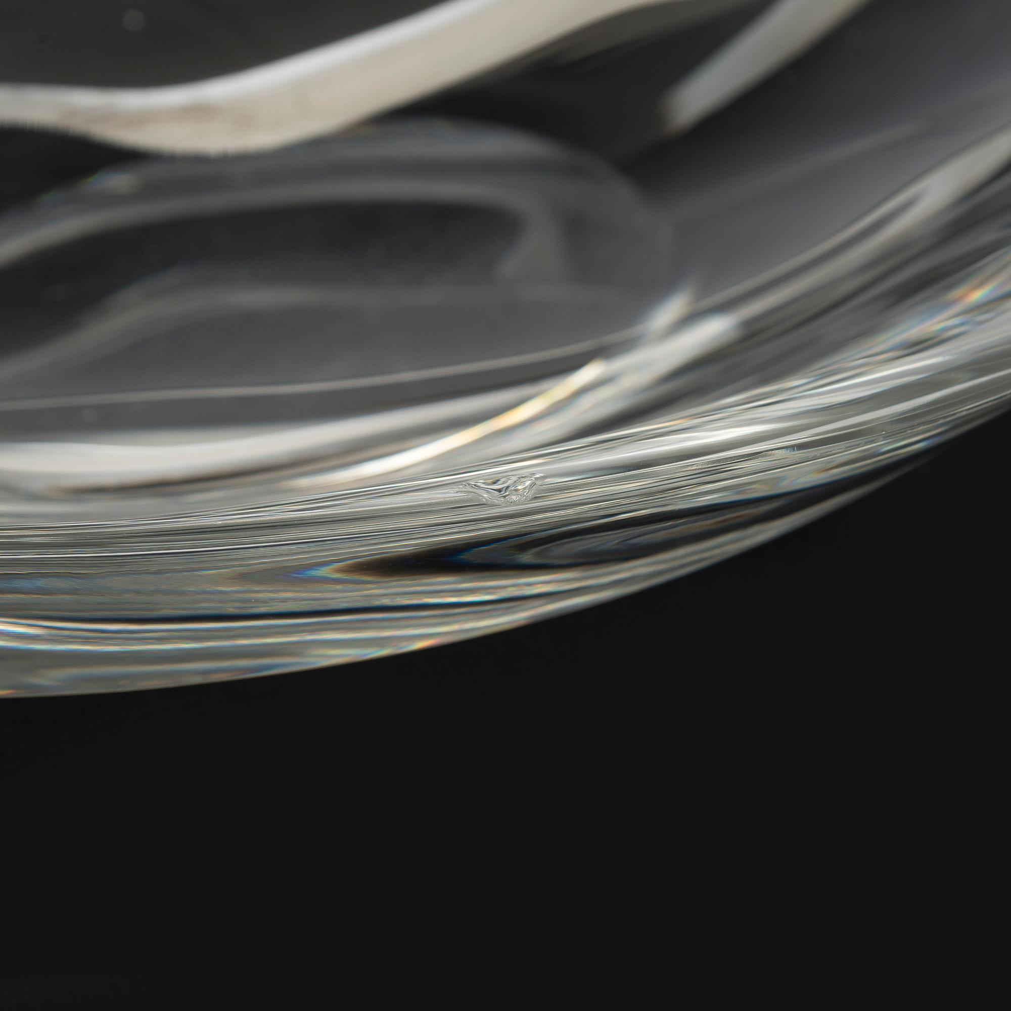 Tapio Wirkkala, an Art glass bowl, signed Tapio Wirkkala Iittala 3860.