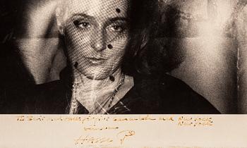 HASSE PERSSON, photograph signed and with dedication.