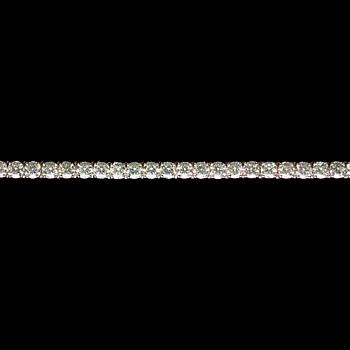 ARMBAND, 38 briljantslipade diamanter, tot. 14 ct.