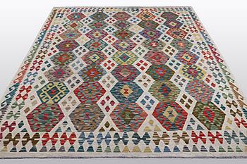 A carpet, kilim, ca 300 x 207 cm.