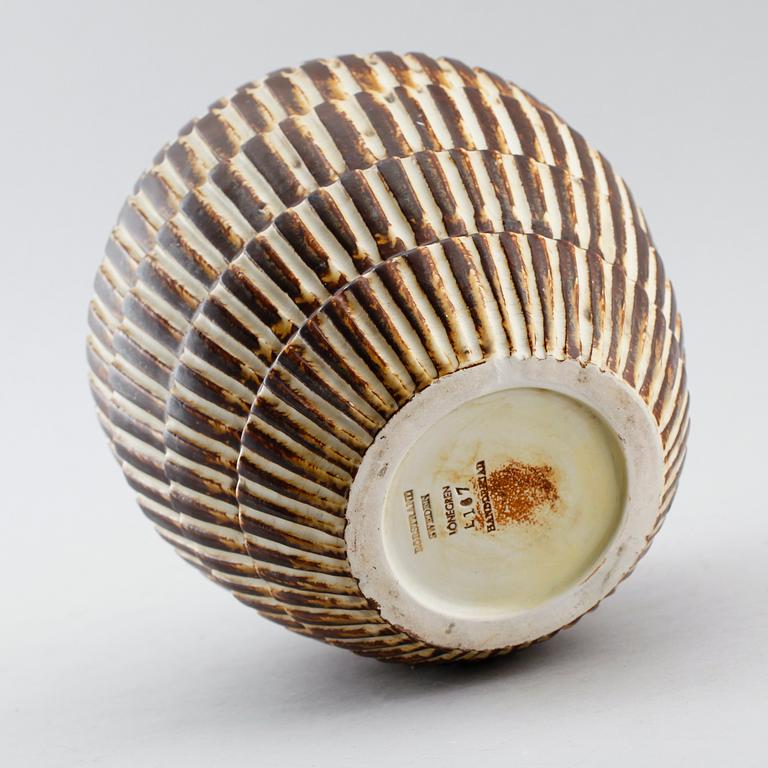 VAS, stengods, "Florens", Gertrud Lönegren, Rörstrand, stämpelsignerad.