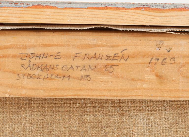 JOHN-E FRANZÉN, sign John-E Franzén och dat 1963.