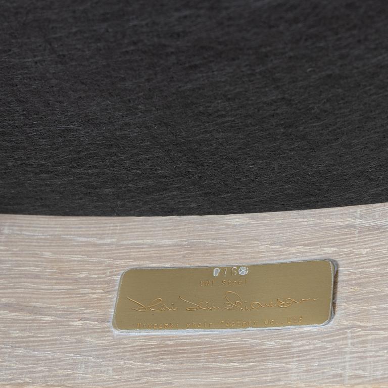 Kai Kristiansen, pallar, ett par, "Uni", Miyazaki Chair Factory, Japan.