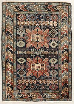 Shirvan semi-antique rug, approximately 141x92 cm.