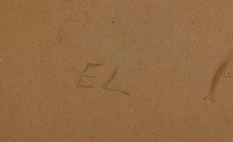 EGRON LUNDGREN, akvarell, monogramsign.