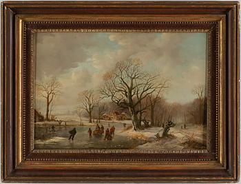 WILLEM DE KLERK, oil on panel, signed.