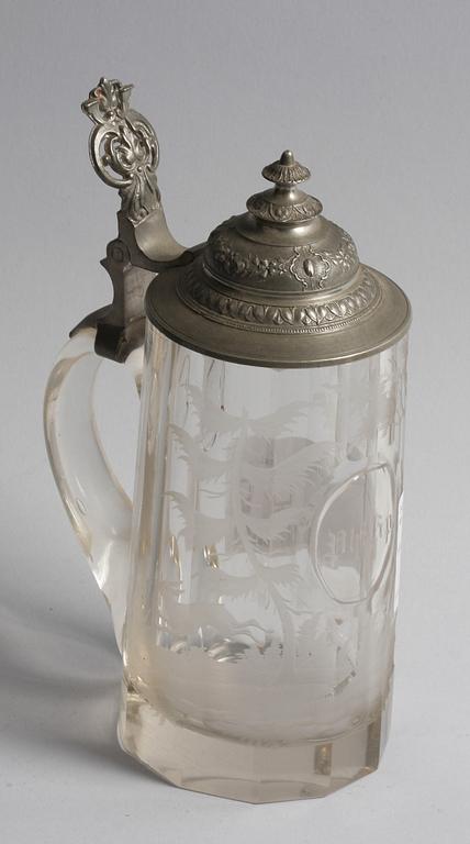 STOP, glas, tenn, nyrenässans, sent 1800-tal.