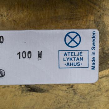 BORDSLAMPA, "Knubbling", Anders Pehrson, Ateljé Lyktan, Åhus, 1900-talets andra hälft.