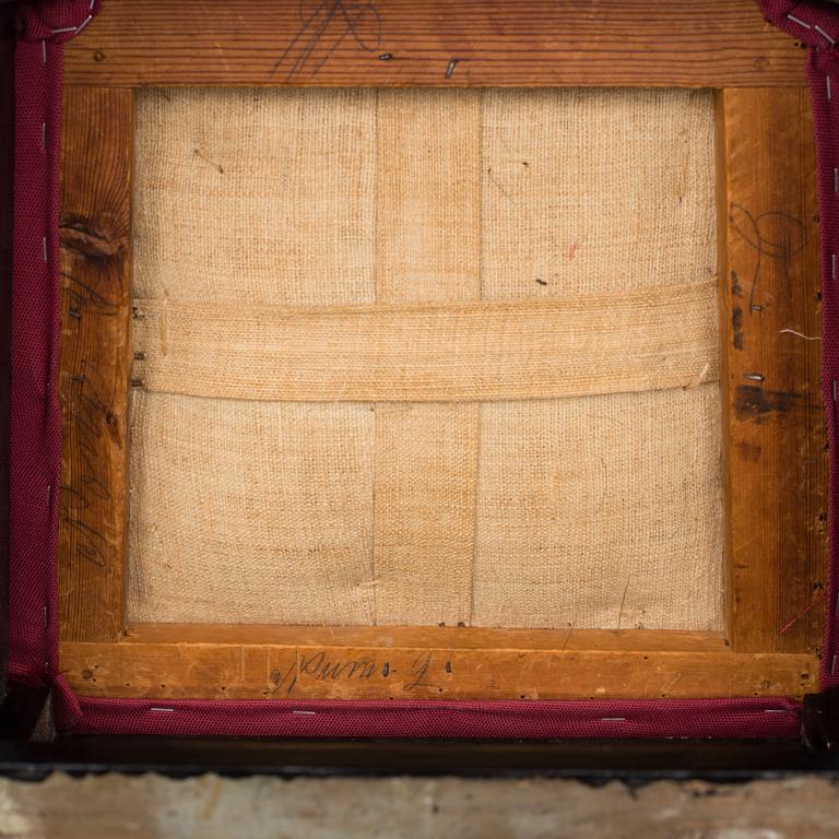STOLAR, 6 st, allmoge, 1800-talets mitt.