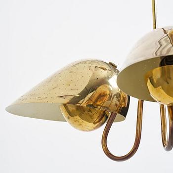 Carl-Axel Acking, taklampa, modell "958", Bröderna Malmströms Metallvarufabrik, Malmö, 1940-tal.