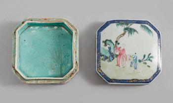 DOSA/SIGILLASK, porslin, Kina, 1800/1900-tal.