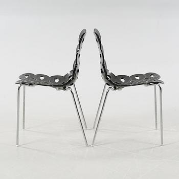 Four late 20th century "Diva" chairs designed by Gino Carollo for Ciacci Kreaty.