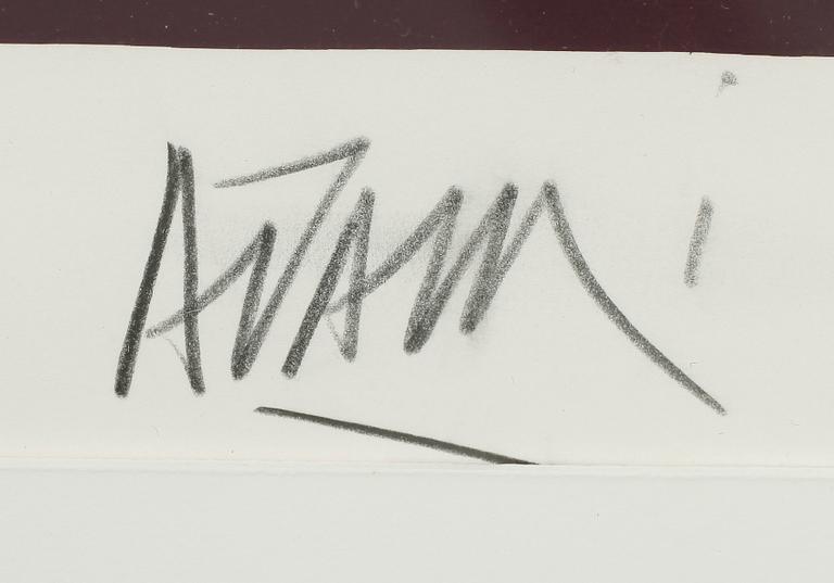 VALERIO ADAMI, färglitografi, sign, numr 98/140.