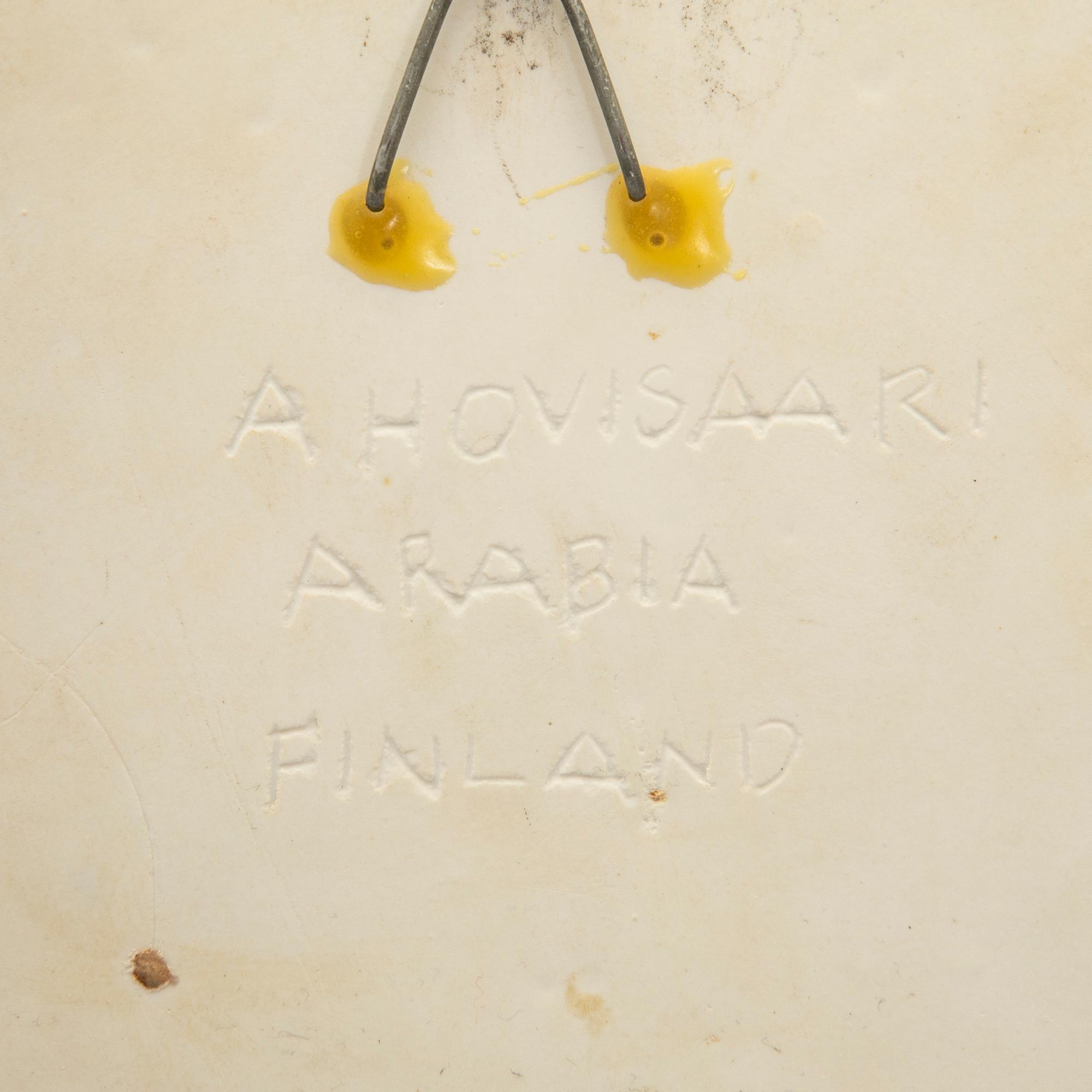 Annikki Hovisaari, Relief, stoneware, second half of the 20th century.