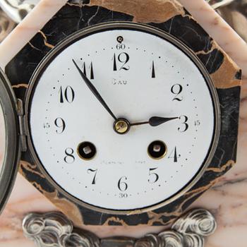 Table garniture 3 dlr Art Deco first half of the 20th century.