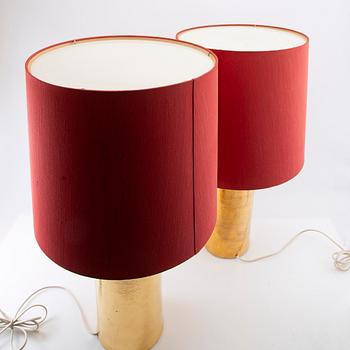 Table lamps 1 pair, Bergboms Betossi Italy 1970s.