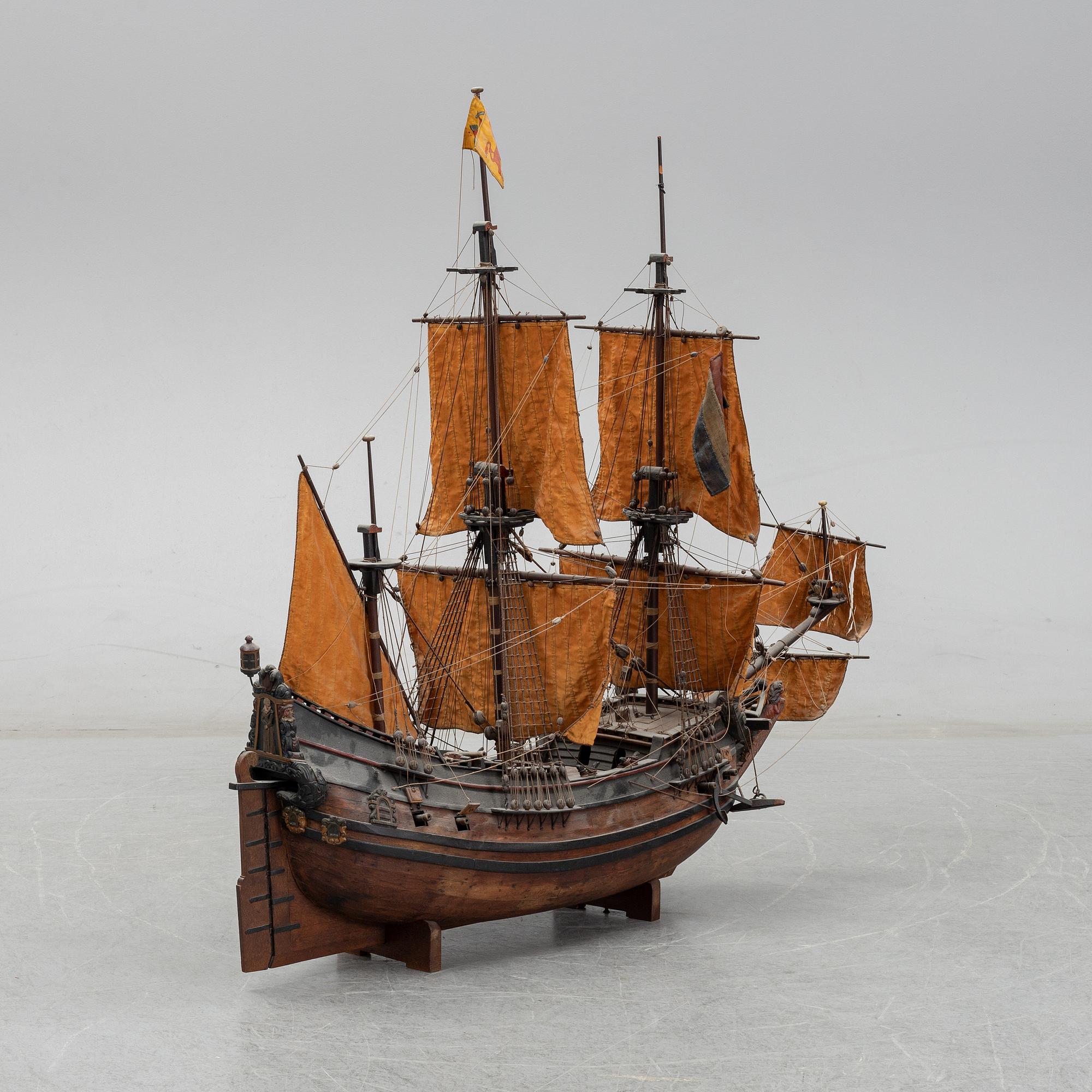 A modelship from the first half of the 20th century.