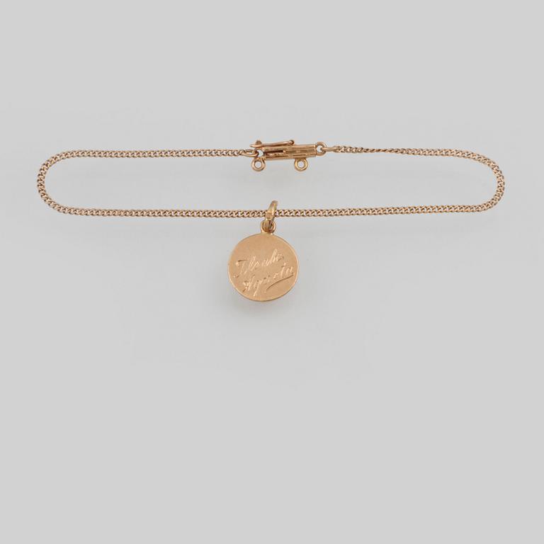 BARNARMLÄNK, 18K guld, 1,2 gram.