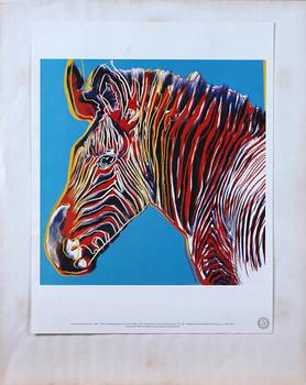 ANDY WARHOL, tryck, 6 st, "Endangered Species", 1983.