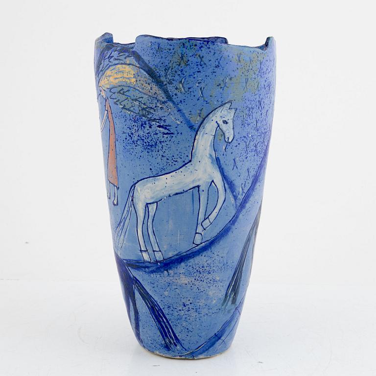 Kerstin Danielsson, vase, ceramic, signed.