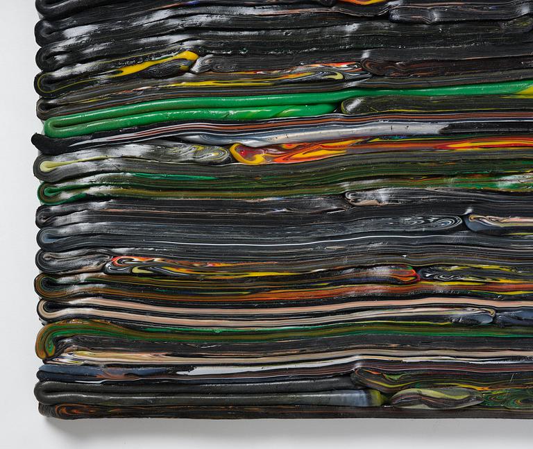 Matthias van Arkel, "Stripe Painting Black".