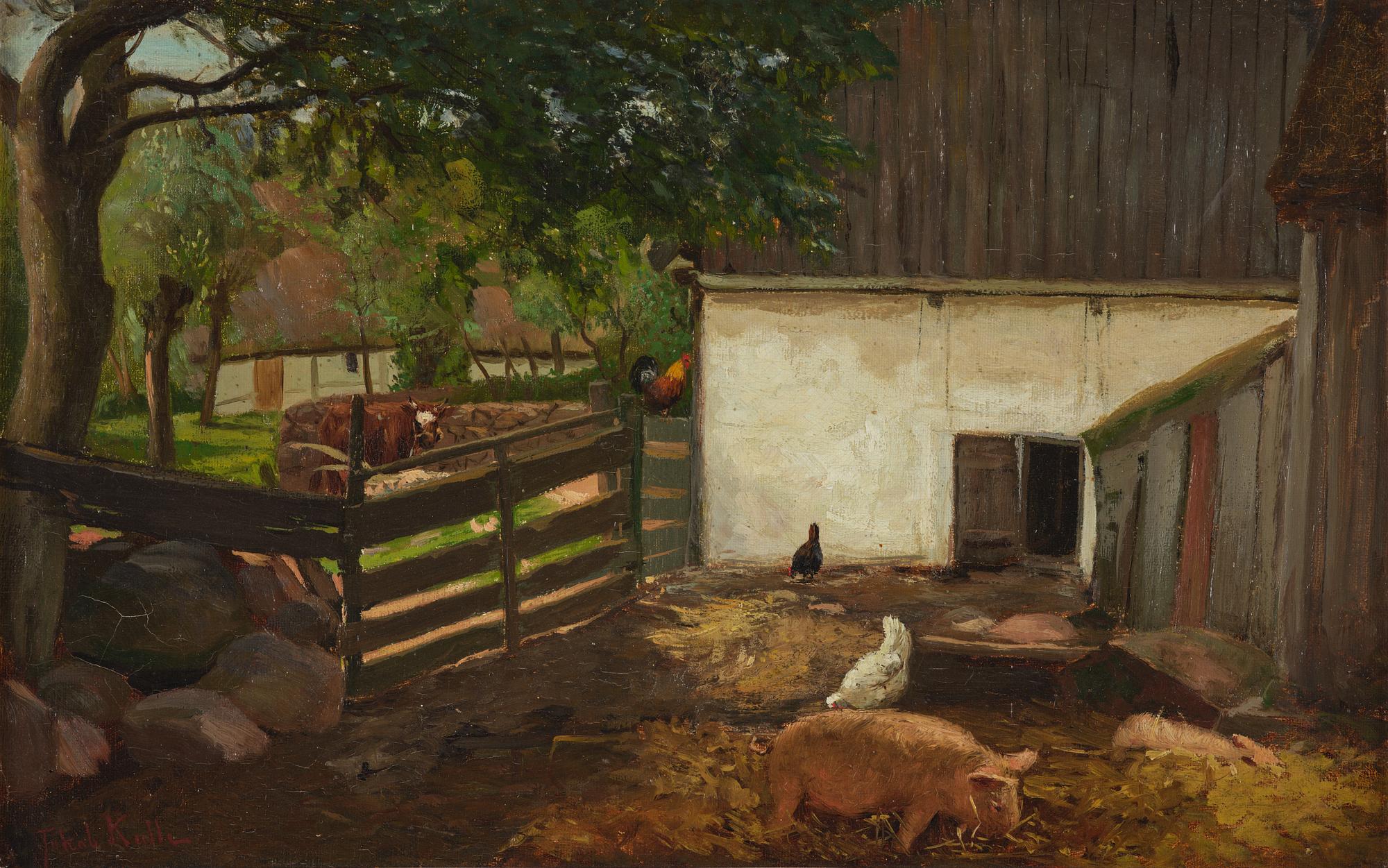 Jakob Kulle, På gården.