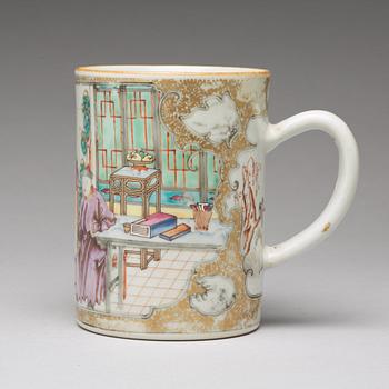 A famille rose jug, Qing dynasty, Qianlong (1736-95).