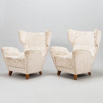 A pair of mid 1960's 'Sebastian' armchairs for Lepokalusto.