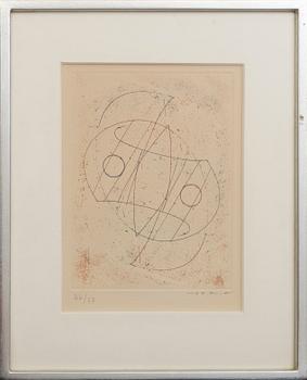 MAX ERNST, etching signed and numbered 44/57.