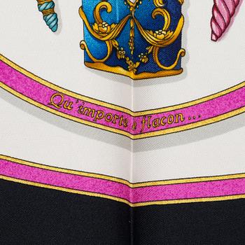 Hermès, scarf, "Qu'importe le flacon".
