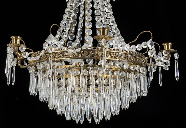 A mid 20th century chandelier.