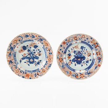 Plates 5 pcs China Qianlong/Kangxi Qing dynasty porcelain.