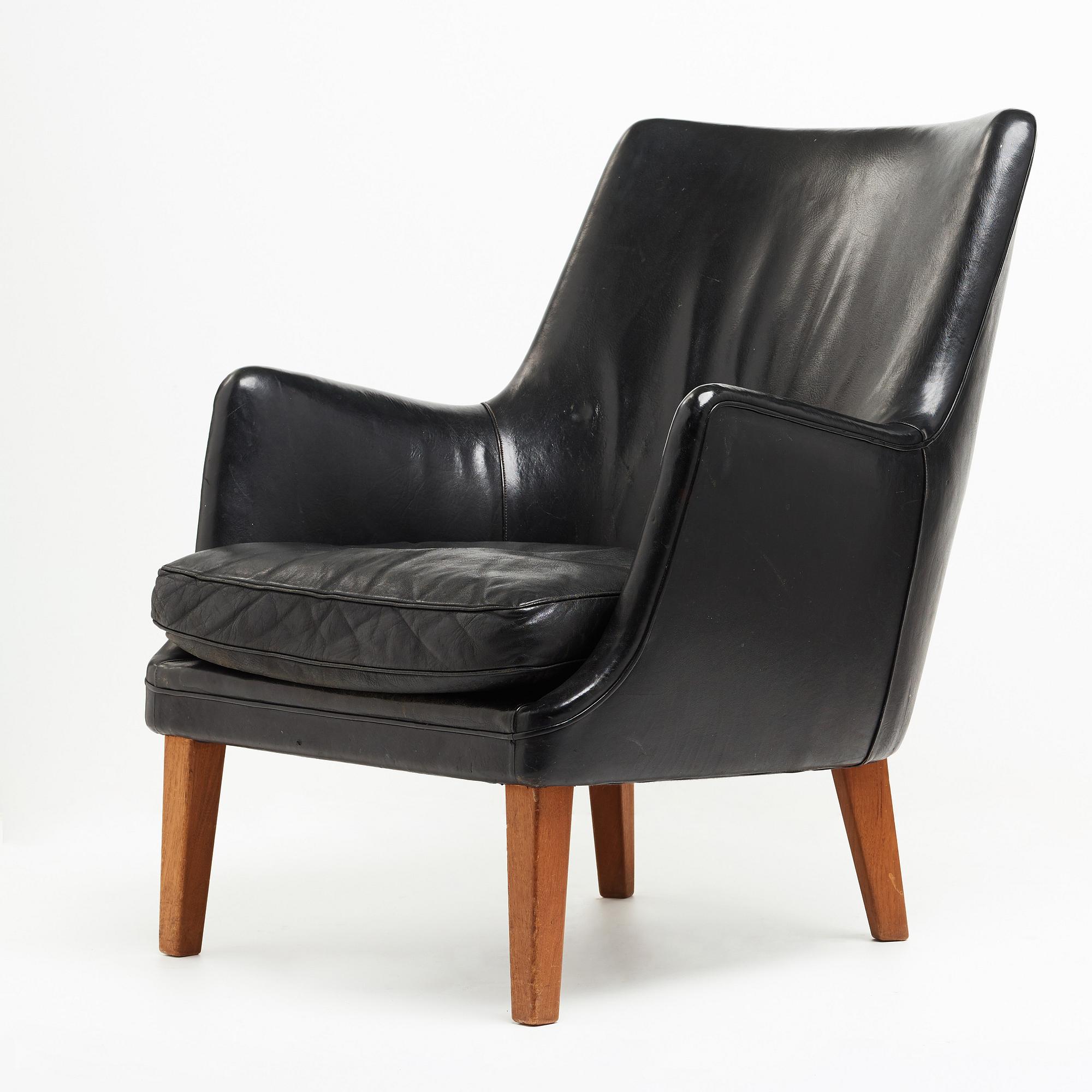 A 1950s/1960s easy chair by Arne Vodder, Ivan Schechter, Denmark.