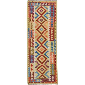 Gallerimatta, kelim, ca 200 x 72 cm.