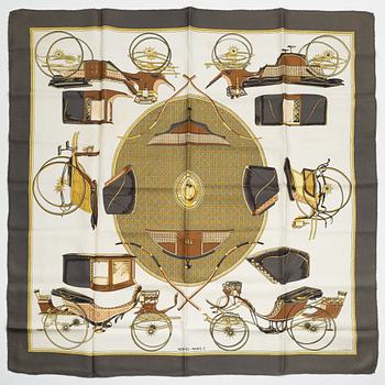 Hermès, scarf, "Les Voitures a Transformation".