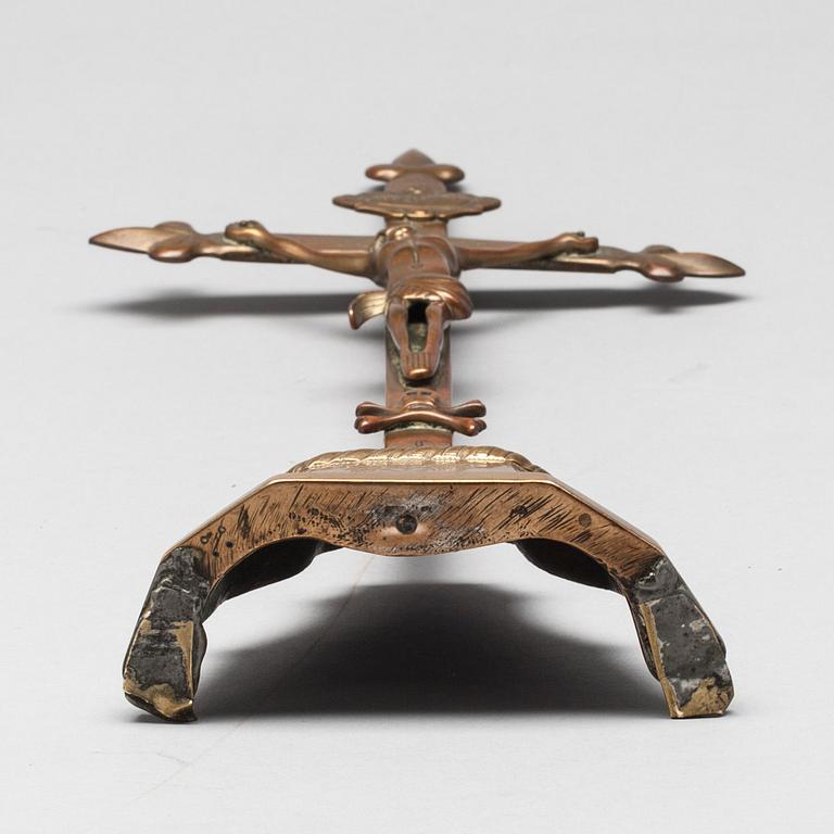 KRUCIFIX, koppar, 1700/1800-luku.