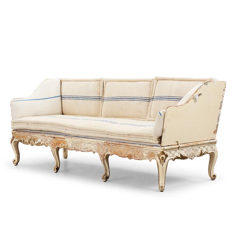 A Swedish Rococo 18th century sofa.