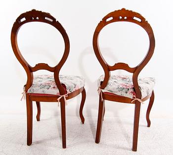STOLAR, ett par par, nyrokoko, 1800-talets slut.