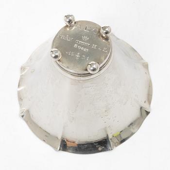 Wiwen Nilsson, skål, silver, A. Nilsson, Lund 1931.